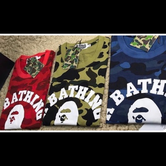 BAPE T-SHIRTS AN SHORTS 😈🔌🔥 - Picture 1 of 2